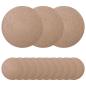 Preview: Jute-Untersetzer 50 Stk. Natur 100% Tossa-Jute