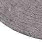 Preview: Jute-Untersetzer 6 stk. Grau 100% Tossa-Jute