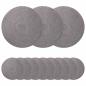 Preview: ARDEBO.de - Jute-Untersetzer 12 Stk. Grau 100% Tossa-Jute