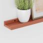Preview: Wandregal 2 stk. Rot 40 x 9 x 3 cm Holzwerkstoff