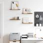 Preview: Wandregal 4 stk. Braun 40 x 9 x 3 cm Holzwerkstoff