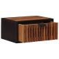 Preview: Handgefertigter Nachttisch Natur 40 x 30 x 20 cm