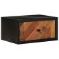 Preview: Handgefertigter Nachttisch Natur 40 x 30 x 20 cm