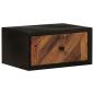 Preview: Handgefertigter Nachttisch Natur 40 x 30 x 20 cm