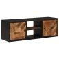 Preview: TV-Schränk 105 x 30 x 35 cm Massiv Holz und engineered Wood