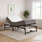 Preview: ARDEBO.de - Elektrisch verstellbares Bettgestell Schwarz 80 x 200 cm Stahl