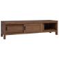Preview: TV-Schrank 110 x 30 x 30 cm Massivholz Teak Natur