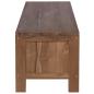 Preview: TV-Schrank 110 x 30 x 30 cm Massivholz Teak Natur