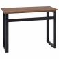 Preview: ARDEBO.de - Schreibtisch Natur Massivholz Teak 100 x 45 x 75cm