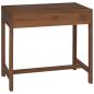 Preview: Schreibtisch mit Schubladen Natur Massivholz Teak