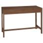 Preview: Schreibtisch mit Schubladen Natur Massivholz Teak