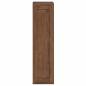 Preview: Badezimmer Seitenregal Natur 25 x 25 x 100 cm Massivholz Teak
