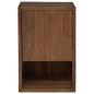 Preview: Badezimmer Seitenregal Natur 45 x 30 x 70 cm Massivholz Teak