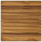 Preview: Tischplatte 40 x 40 x 3,5 cm Quadratisch Massives Teakholz