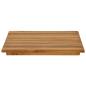 Preview: Tischplatte 40 x 40 x 3,5 cm Quadratisch Massives Teakholz