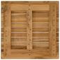 Preview: Tischplatte 40 x 40 x 3,5 cm Quadratisch Massives Teakholz