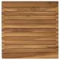 Preview: Tischplatte 50 x 50 x 3,5 cm Quadratisch Massives Teakholz