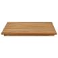 Preview: Tischplatte 50 x 50 x 3,5 cm Quadratisch Massives Teakholz