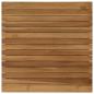 Preview: Tischplatte 60 x 60 x 3,5 cm Quadratisch Massives Teakholz