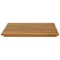 Preview: Tischplatte 60 x 60 x 3,5 cm Quadratisch Massives Teakholz