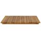 Preview: Tischplatte 60 x 60 x 3,5 cm Quadratisch Massives Teakholz