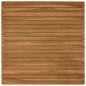 Preview: Tischplatte 70 x 70 x 3,5 cm Quadratisch Massives Teakholz