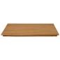 Preview: Tischplatte 70 x 70 x 3,5 cm Quadratisch Massives Teakholz