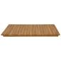 Preview: Tischplatte 70 x 70 x 3,5 cm Quadratisch Massives Teakholz