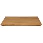 Preview: Tischplatte 80 x 80 x 3,5 cm Quadratisch Massives Teakholz