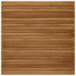 Preview: Tischplatte 90 x 90 x 3,5 cm Quadratisch Massives Teakholz