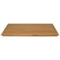 Preview: Tischplatte 90 x 90 x 3,5 cm Quadratisch Massives Teakholz