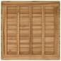 Preview: Tischplatte 90 x 90 x 3,5 cm Quadratisch Massives Teakholz