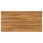 Preview: Tischplatte 80 x 40 x 3,5 cm Rechtwinklig Massives Teakholz