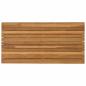 Preview: Tischplatte 90 x 45 x 3,5 cm Rechtwinklig Massives Teakholz