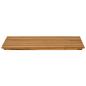 Preview: Tischplatte 90 x 45 x 3,5 cm Rechtwinklig Massives Teakholz
