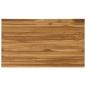 Preview: Tischplatte 120 x 70 x 3,5 cm Rechtwinklig Massives Teakholz