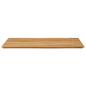Preview: Tischplatte 120 x 70 x 3,5 cm Rechtwinklig Massives Teakholz