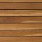 Preview: Tischplatte 110 x 55 x 3,5 cm Oval Massives Teakholz Natur