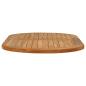 Preview: Tischplatte Oval Massives Teakholz Natur