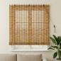 Preview: ARDEBO.de - Rollo Braun 140 x 160 cm Schilf