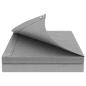 Preview: Plane mit Ösen Hellgrau 8 x 8 m 90 g / m² PE