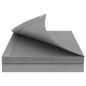 Preview: Plane mit Ösen Hellgrau 6 x 10 m 260 g / m² PE