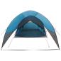 Preview: Tunnelzelt mit wasserdichtem Regenfly 10 Personen Blau
