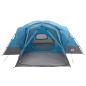 Preview: Cabin Zelt mit Regenhaube, wasserabweisend 10 Personen Blau
