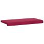 Preview: Bankkissen Samt Weinrot Tiefe 35 cm