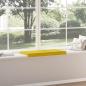 Preview: Bankkissen Samt Gelb Tiefe 35 cm