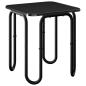 Preview: Couchtisch Schwarz 40 x 40 x 45 cm Holzwerkstoff