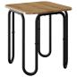 Preview: Couchtisch Artisan-Eiche 40 x 40 x 45 cm Holzwerkstoff