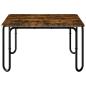 Preview: Couchtisch Geräucherte Eiche 59 x 59 x 45 cm Holzwerkstoff