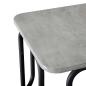 Preview: Couchtisch Betongrau 79,5 x 40 x 36 cm Holzwerkstoff